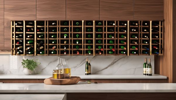 Optimiser le rangement avec un support bouteille de vin élégant